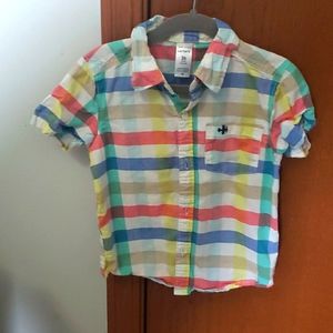 BOYS 3T Carter's button up shirt